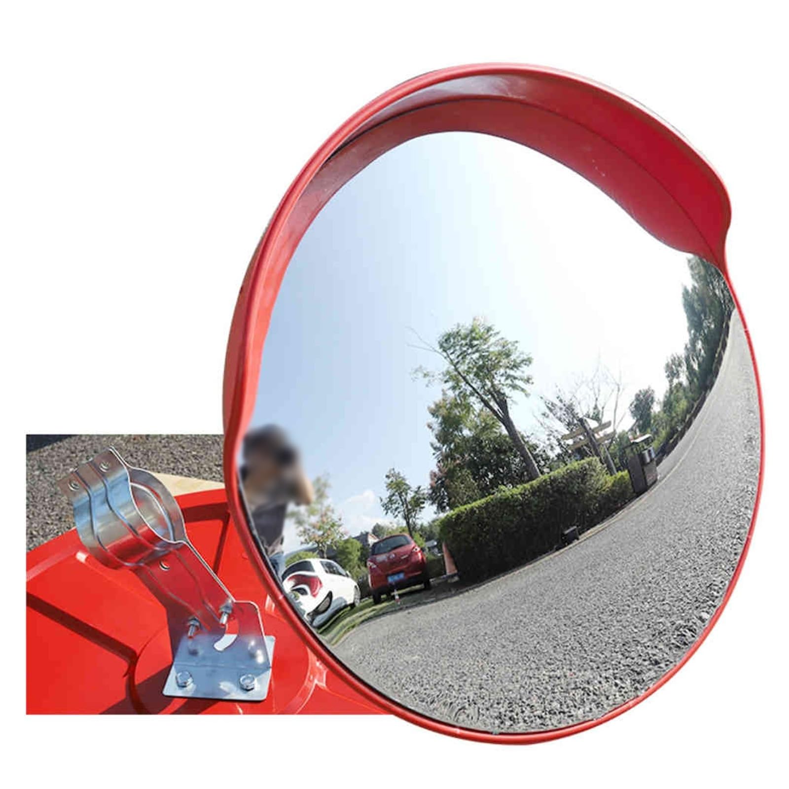 Specchio for Angolo Cieco con Visuale Grandangolare, Specchio Convesso Rotondo, Sicurezza da Traffico Specchios for Garage, Magazzino, Scuola, Negozio, Ufficio, 45/60/80cm
