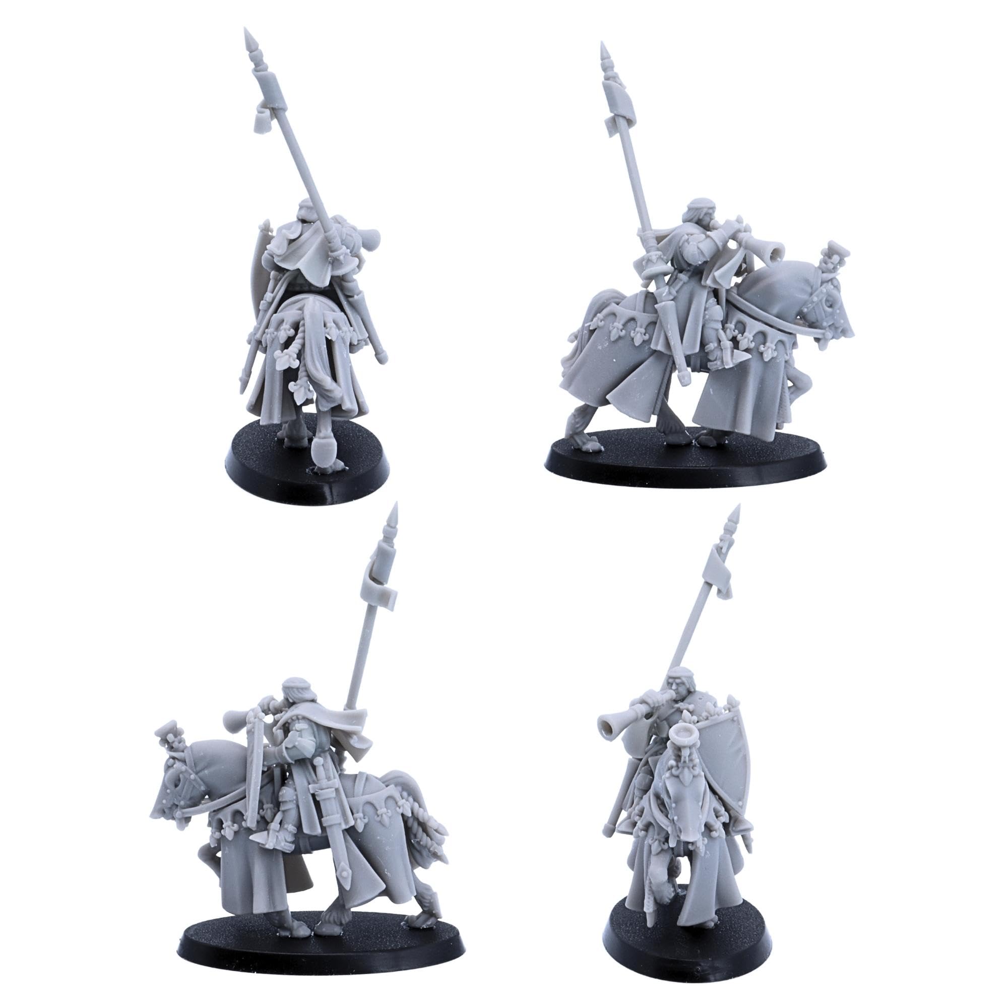 Medieval Royal Knights Cavalleria Spearmen, Highlands Miniature Giochi di ruolo storici gioco TTRPG NPC Wargaming