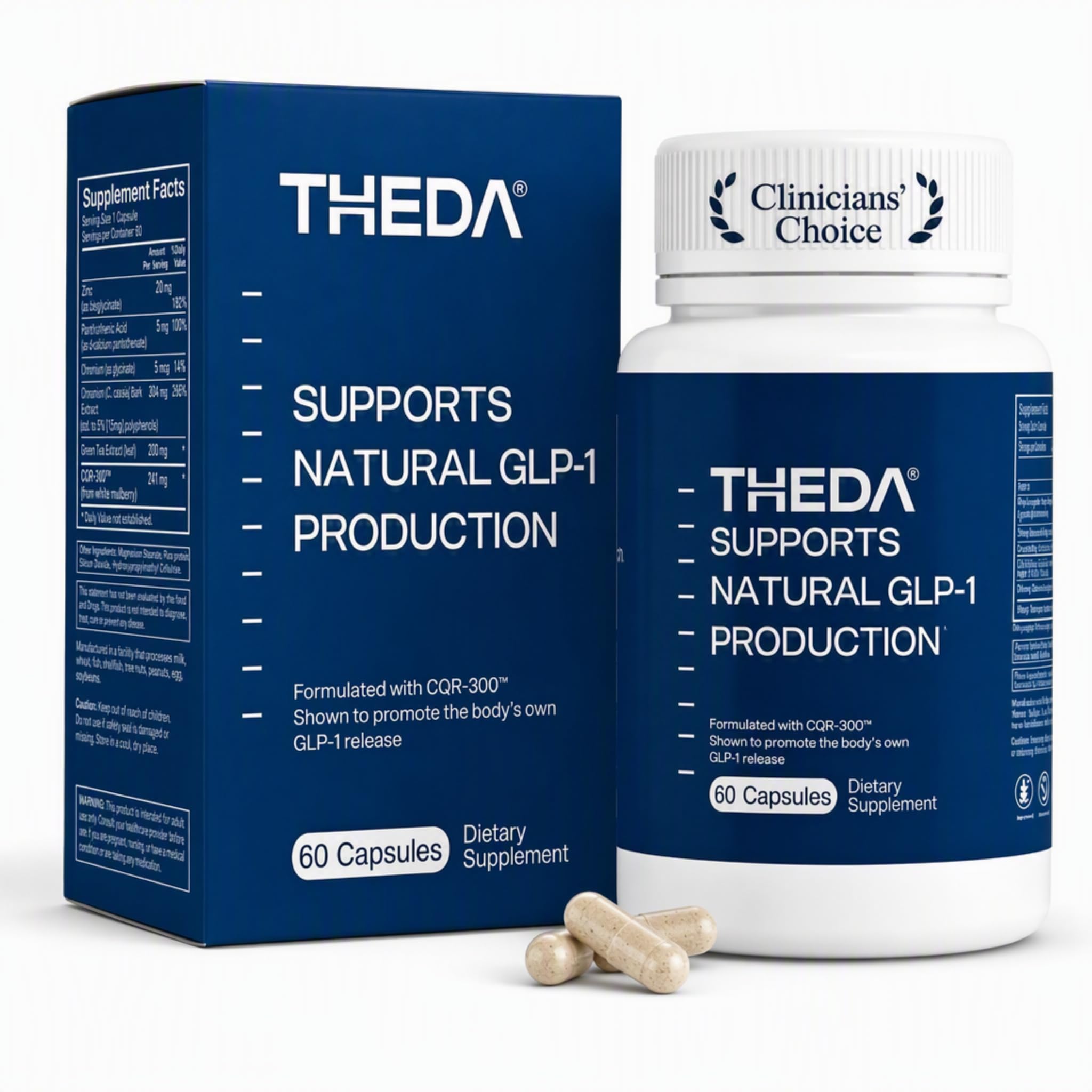 THEDA Metabolic Activator – Daily Appetite & Metabolism Support, 60 Capsules