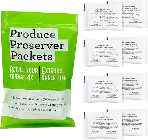 AMI PARTS W10346771A Pieza de repuesto para conservador de productos compatible con refrigeradores (4 repuestos, 8 paquetes)