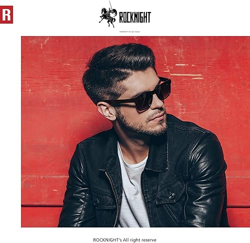 Miniatura 5 de ROCKNIGHT Sunglasses Men Polarized UV Protection Al-Mg Metal Frame Lightweight Flat Lens Hiking Fishing