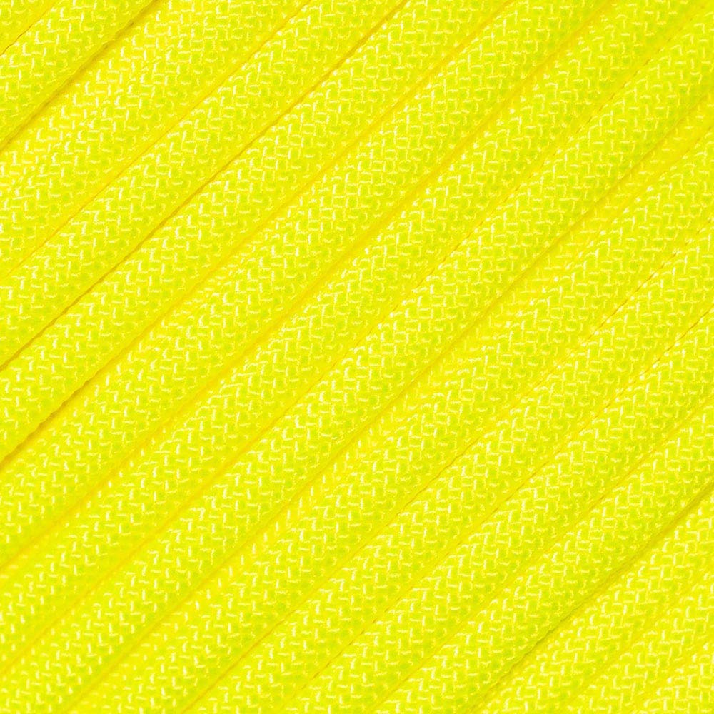West Coast Paracord Vibrant Solid Neon 550 Paracord - Ideal for Paracord Bracelet, Camping, Survival (Neon Yellow, 1000 Feet)