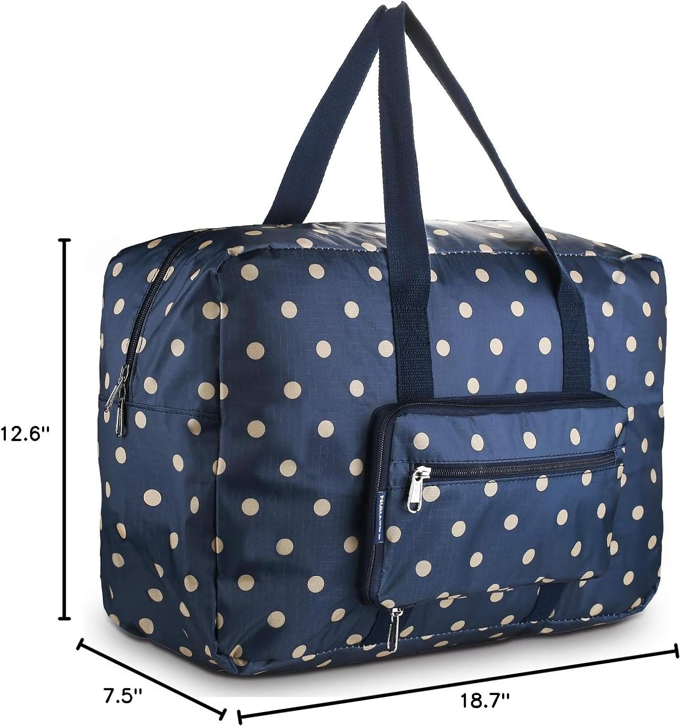 F.FETIVIN Weekender Bag Carry On Travel Duffle Medium Overnight Bag for Women(Dream Blue) - Image 5
