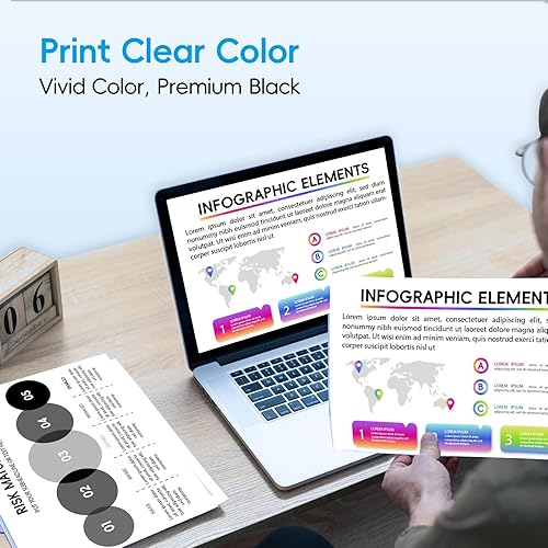 Miniatura 4 de Fooylen 245XL PG245XL - Cartucho de tinta negro de repuesto para Canon 245 PG-245 XL Cartuchos de tinta compatibles con PIXMA TS202 TS302 MG2520