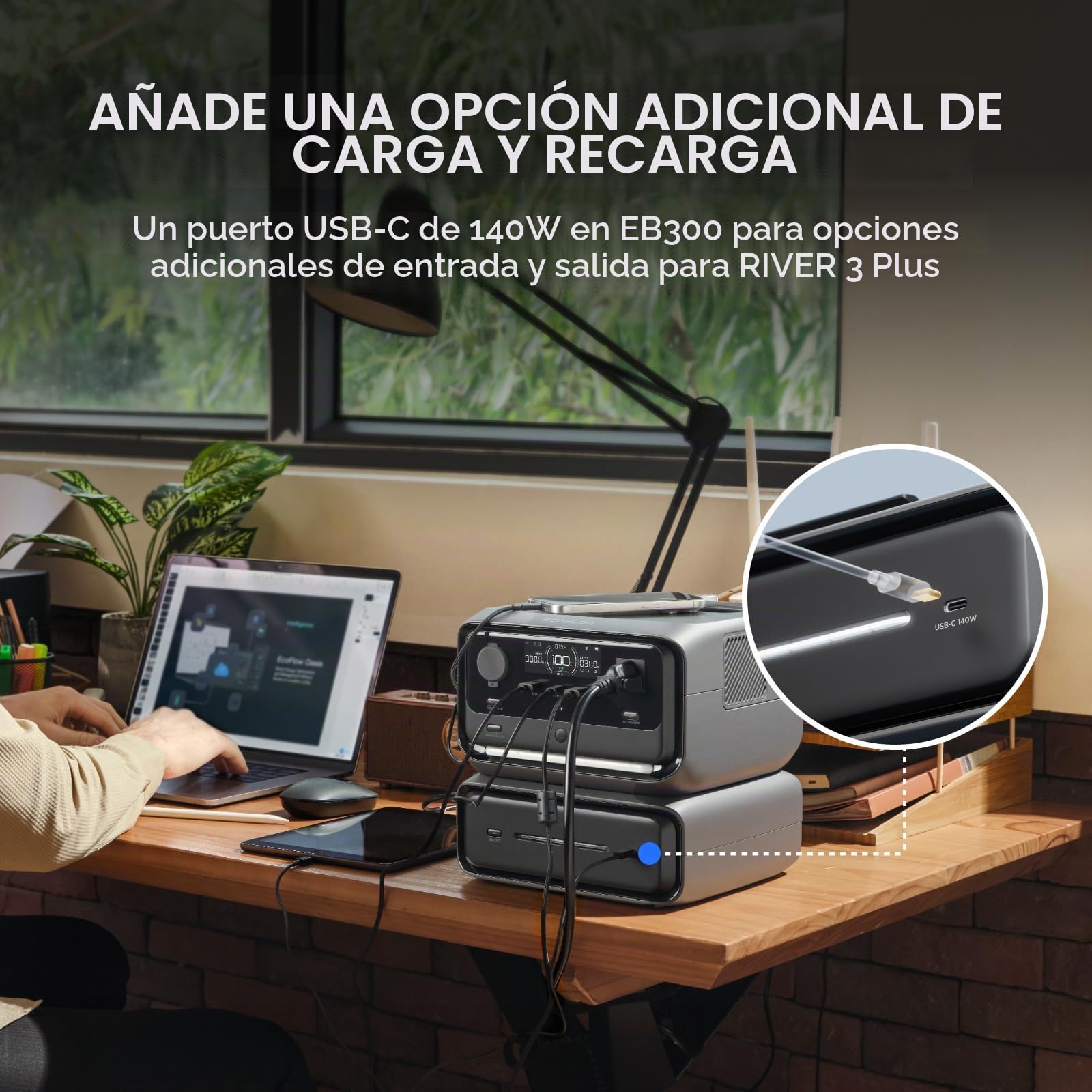 Amazon.com: EF ECOFLOW RIVER 3 Plus - Estación de energía portátil