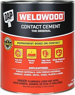 DAP Weldwood Original Contact Cement, Tan, 1 Gal (7079800273)