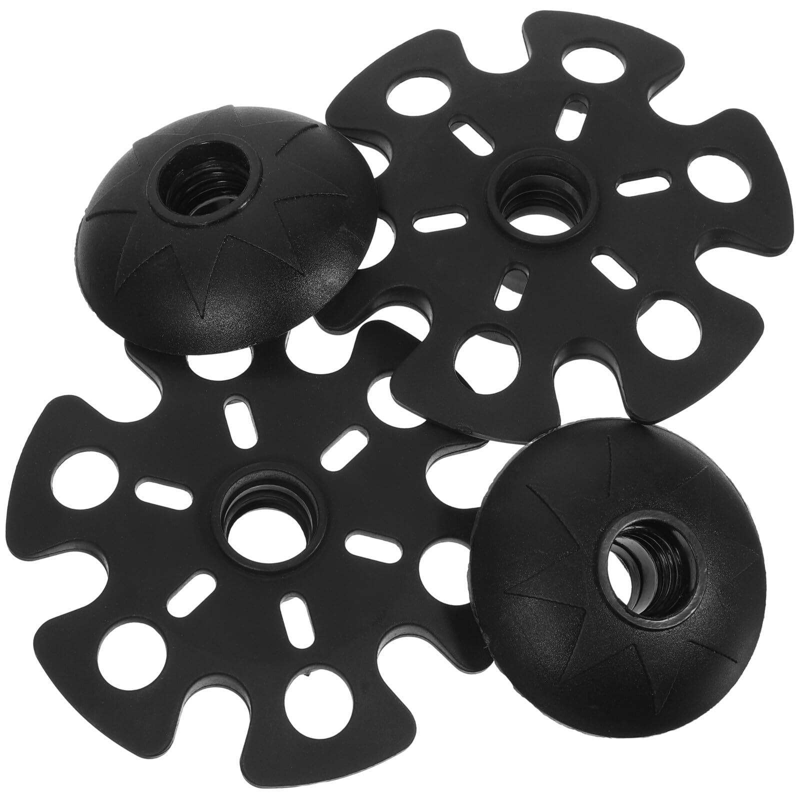 Puntas para Bastones de Trekking 4 Piezas de Caucho Antideslizantes Protector de Barro y Disco Copo de Nieve para Senderismo, Montañismo y Actividades al Aire Libre