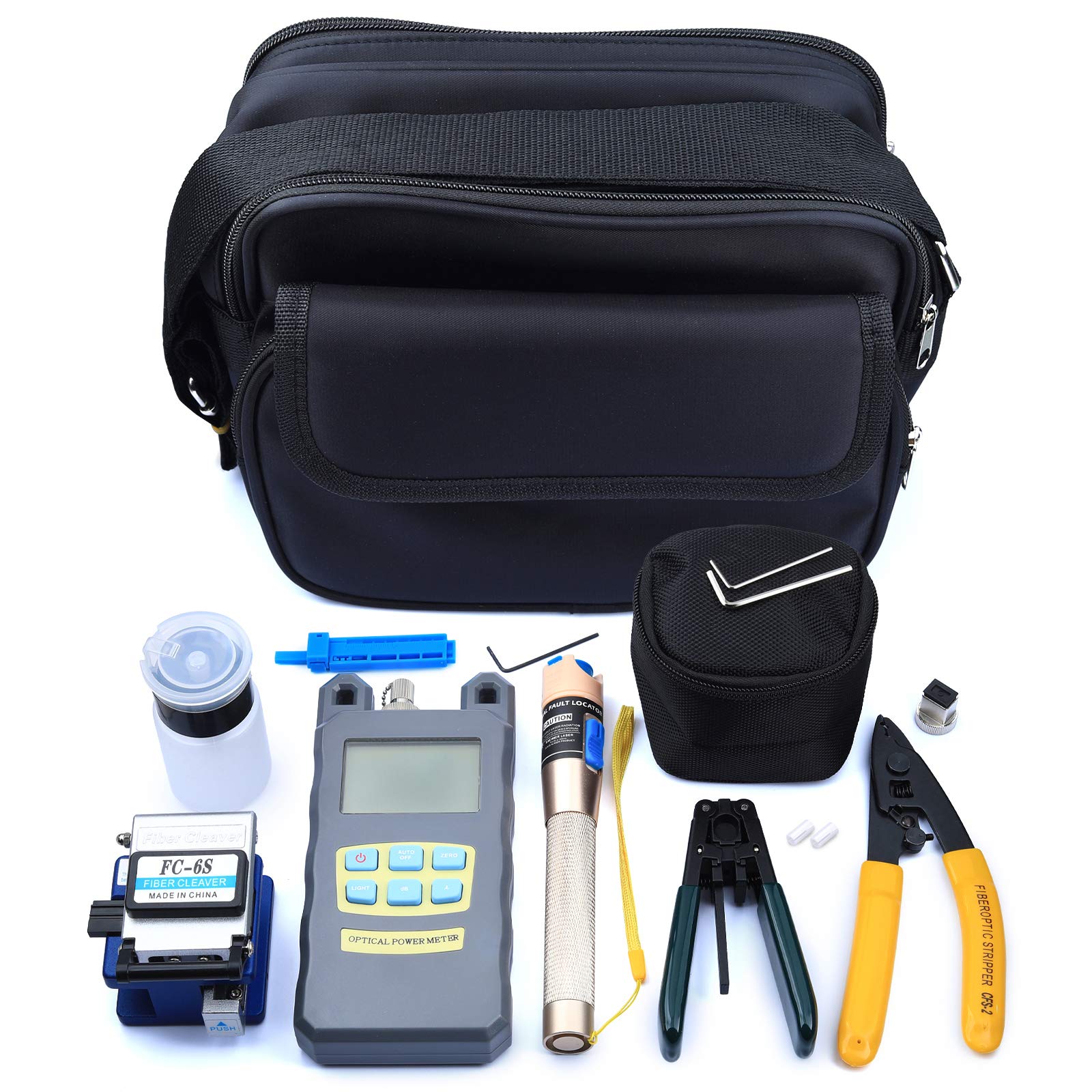 Buy FTTH with FC6S Fiber Cleaver and Optical Power Meter 5km Visual