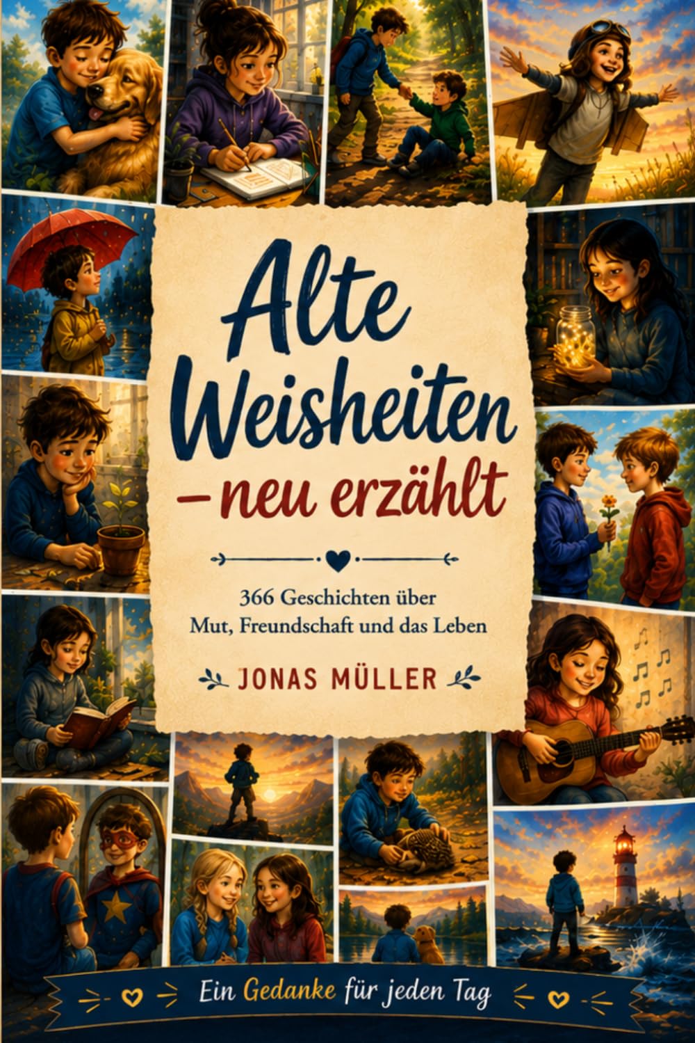 Alte Weisheiten – neu erzählt: 366 Geschichten über Mut, Freundschaft und das Leben