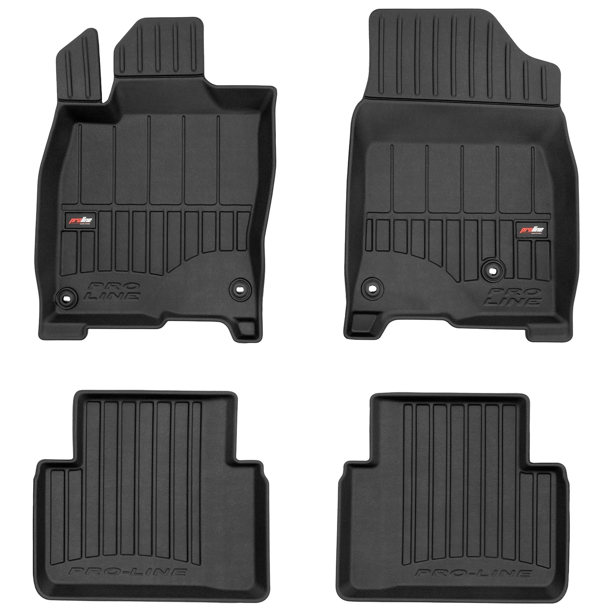 MOTOS Alfombrillas de Goma para Honda Civic X 2015-2021 Mejore la Comodidad de Sus Viajes con la Alfombra Antideslizante Car 3D- Alfombrillas de Coche para Varias Estaciones