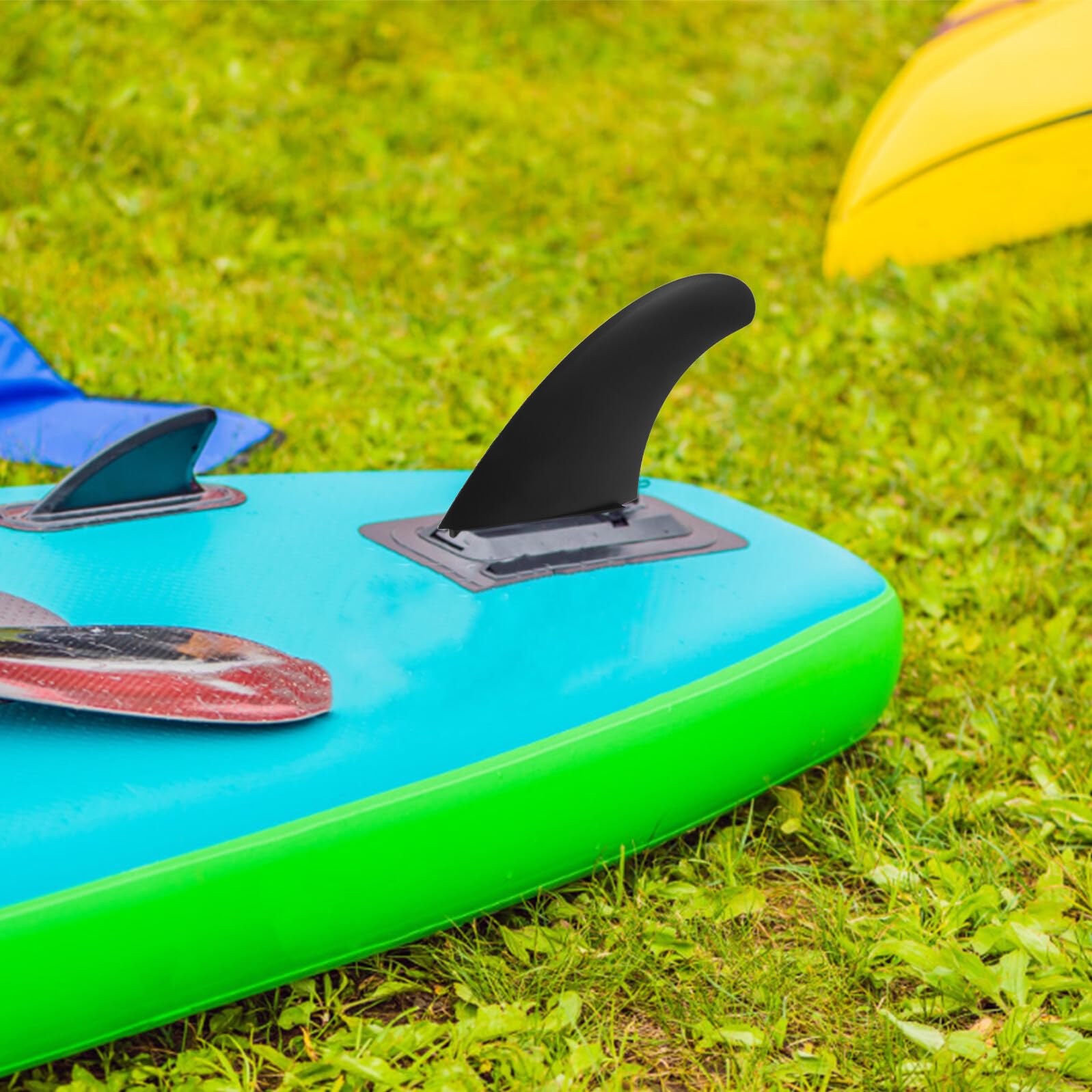 ORFOFE 3 Piezas Paddle Board Replacement Fins de PVC Resistente para Sup Surf Kayak Canoe Aletas para Mejor Equilibrio y Seguimiento Preciso