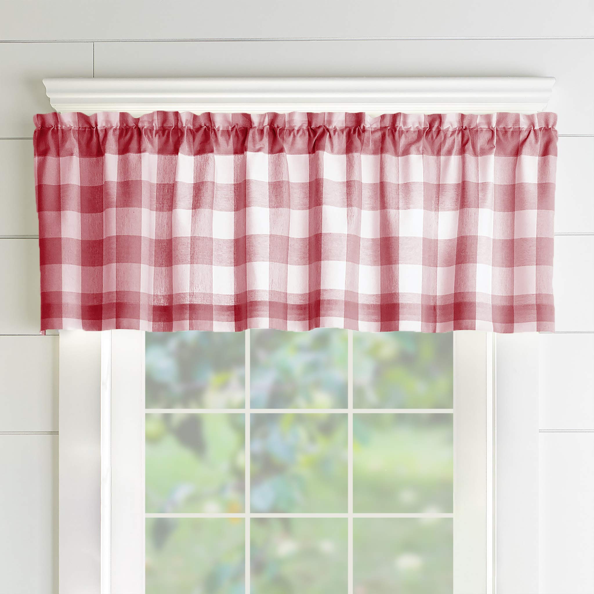 Red Striped Kitchen Curtains Curtains & Drapes