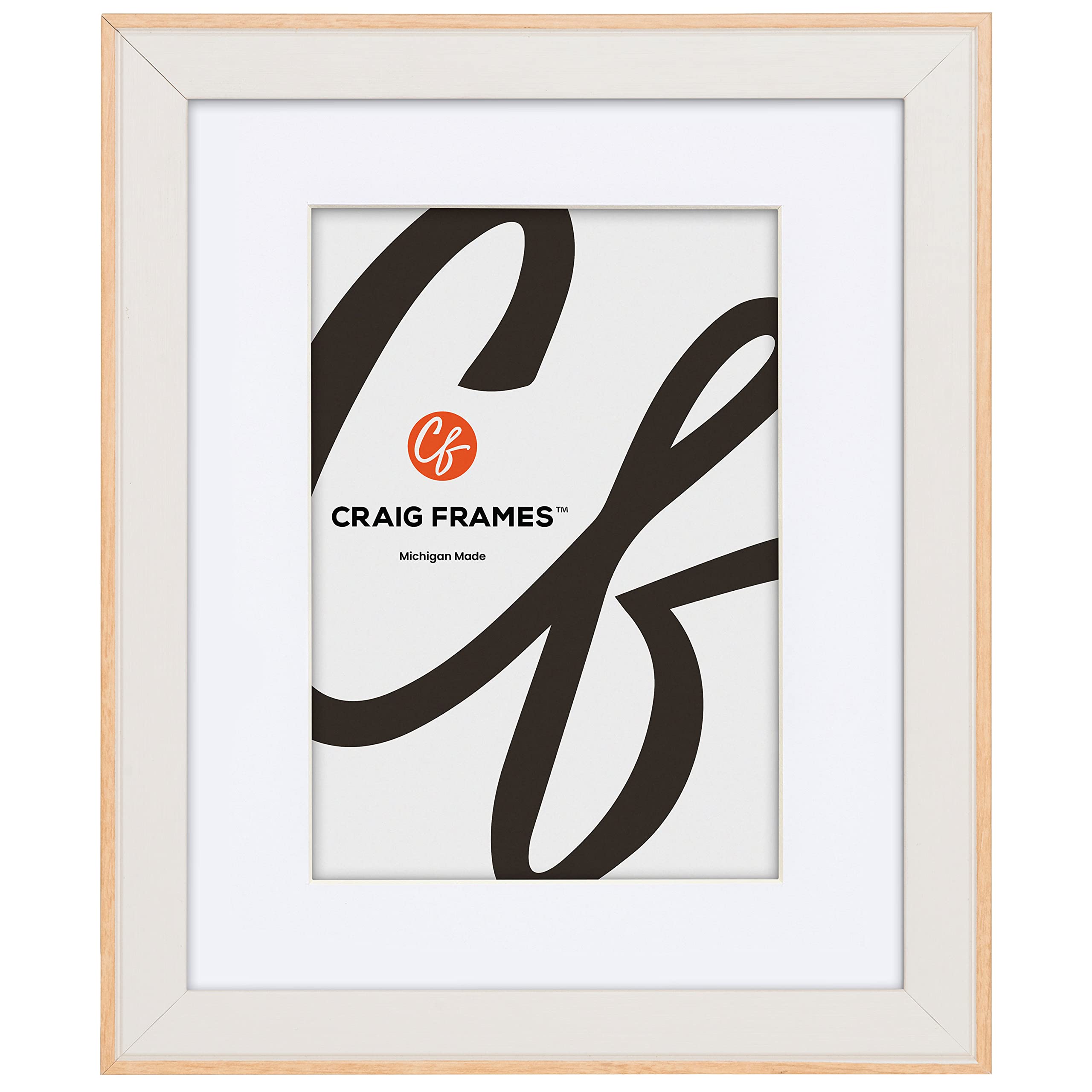 Amazon.com - Craig Frames Acoustic, 5x7 Picture Frame Matted for a