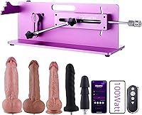 Vista 12 de Hismith Máquina sexual prémium con sistema KlicLok, 100 W, cable remoto 3 en 1, máquina sexual de control, máquina de empuje ajustable