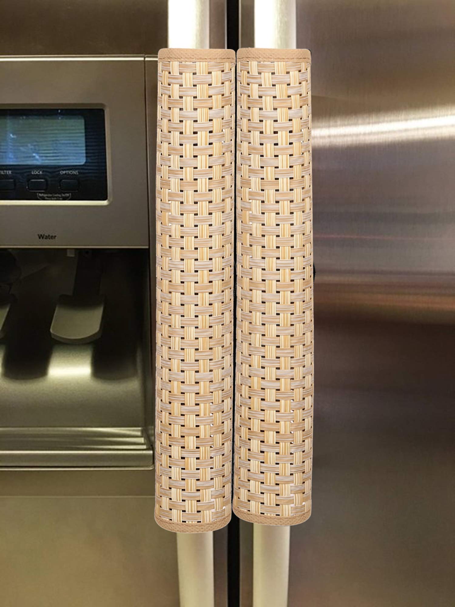 Kuber Industries Jute 2 Pieces Fridge Handle Cover (Brown), CTKTC13871,Standard (B07W9357RC) Amazon Price History, Amazon Price Tracker