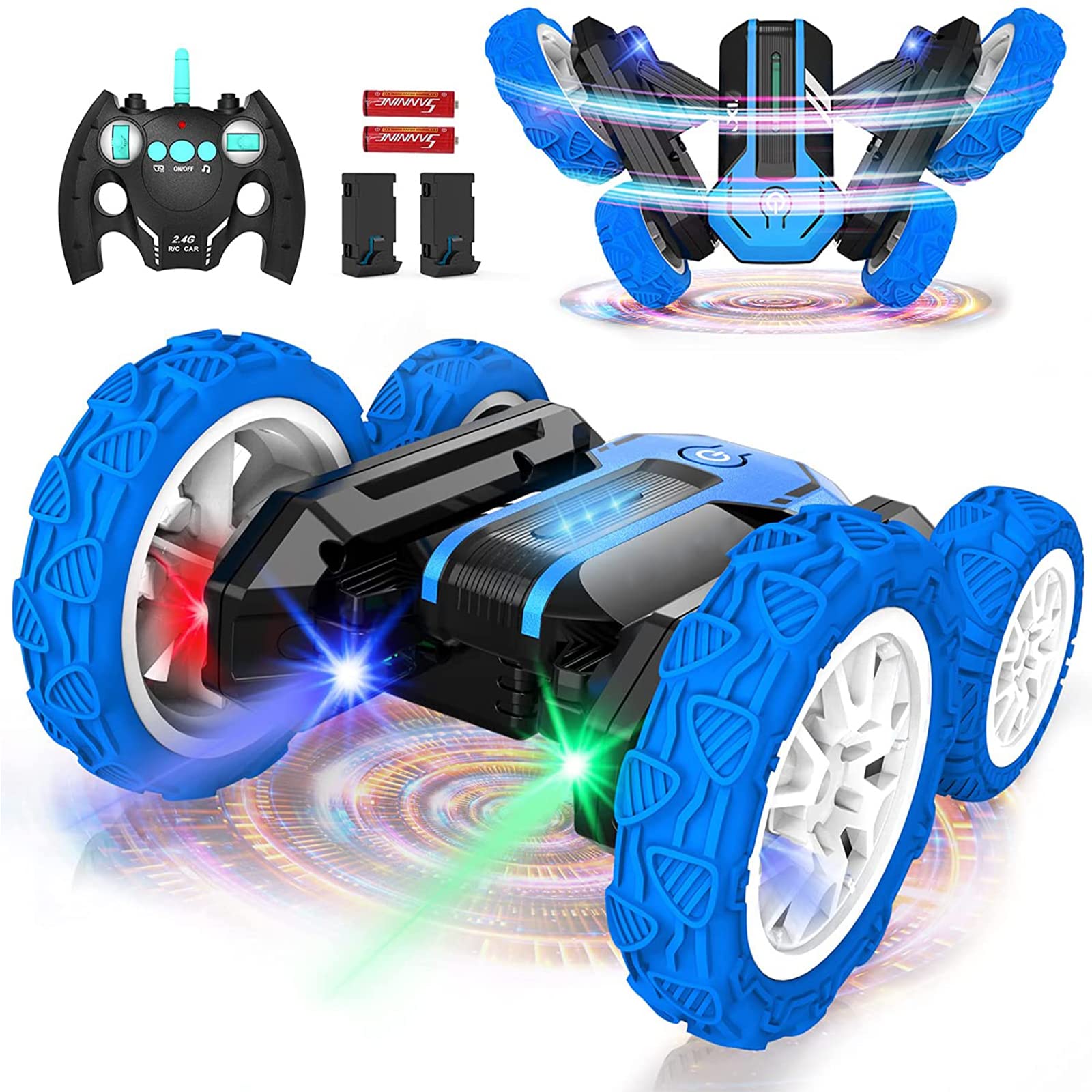 Buy Remote Control Car for Kids, RC Cars 360 ° Flips Stunt Car Double