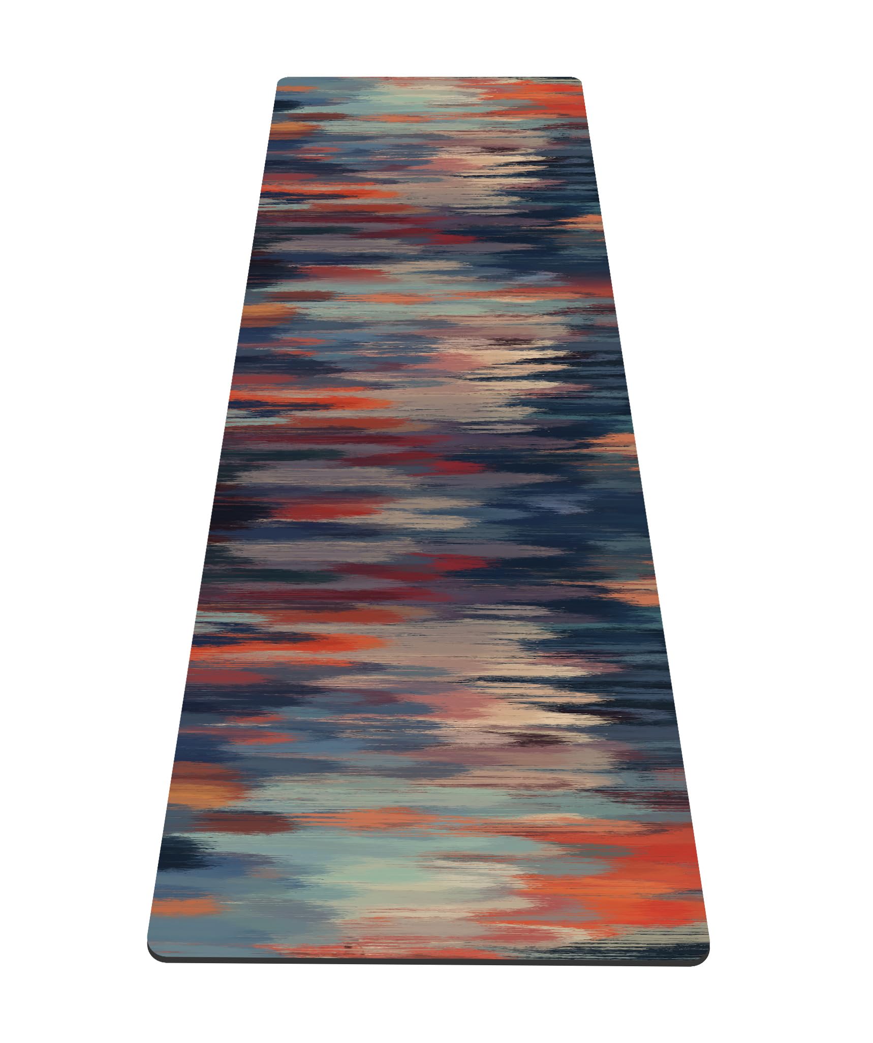 nuveti Yoga Mat Print Extra Thick TPE Non Slip Fitness Exercise Mat with Carrying Bag,72"x24" Extra Thick 6MM Exercise & Workout Mat for Yoga, Pilates Fitness and Floor Exercises