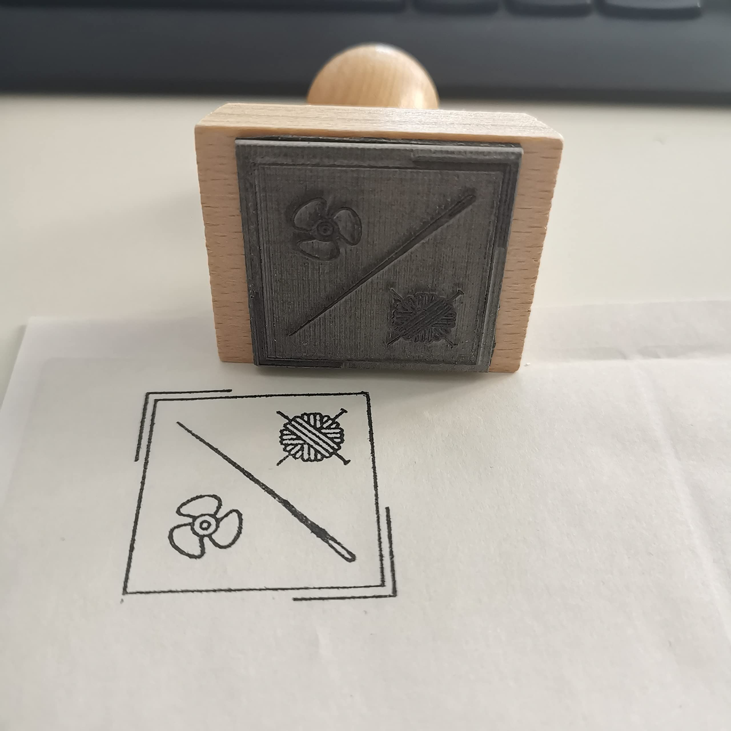 STAMTECH Custom Logo Text Stamp - Personalized Stamp Clearly