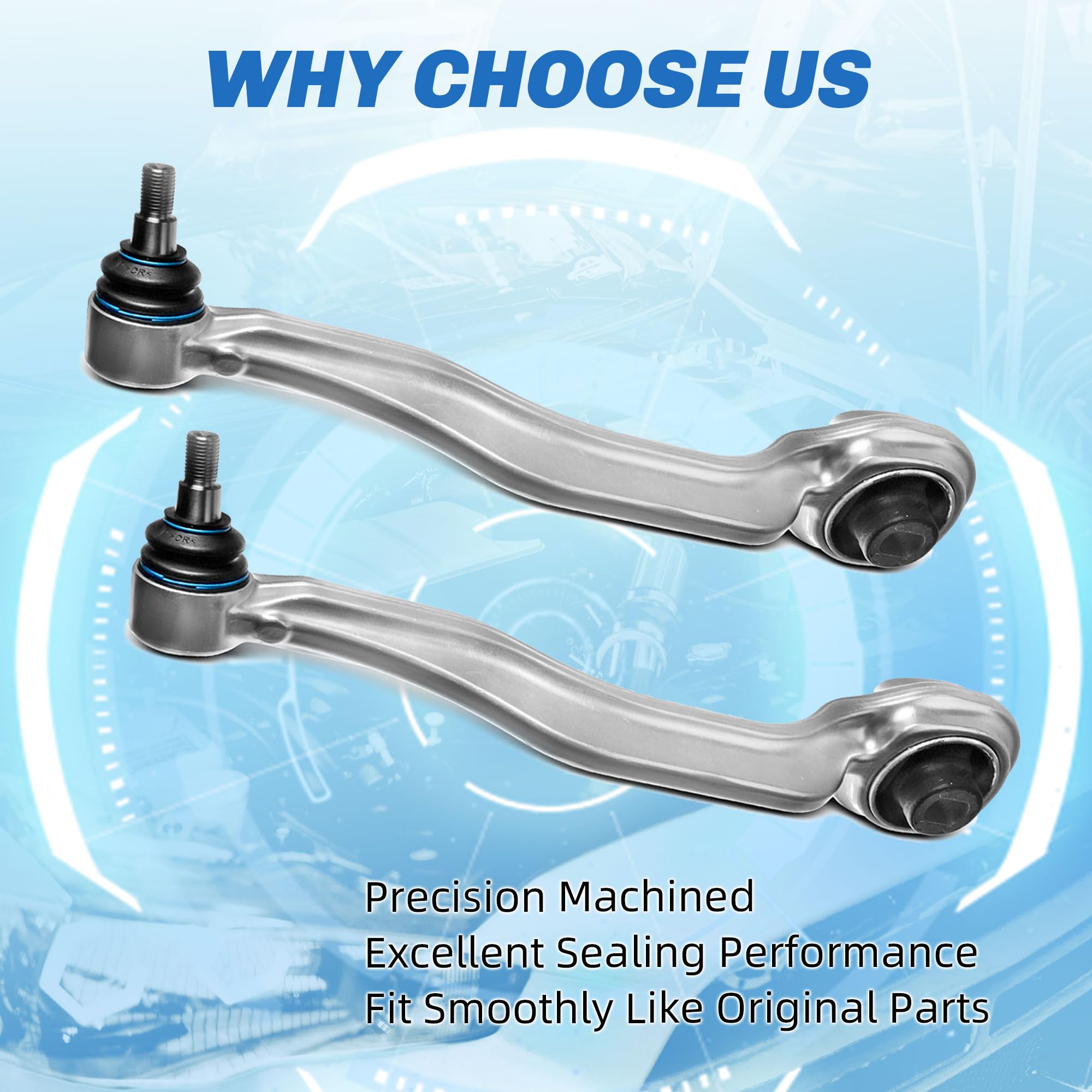 Amazon.com: Rockplanet Suspension Front Control Arm Kit Compatible