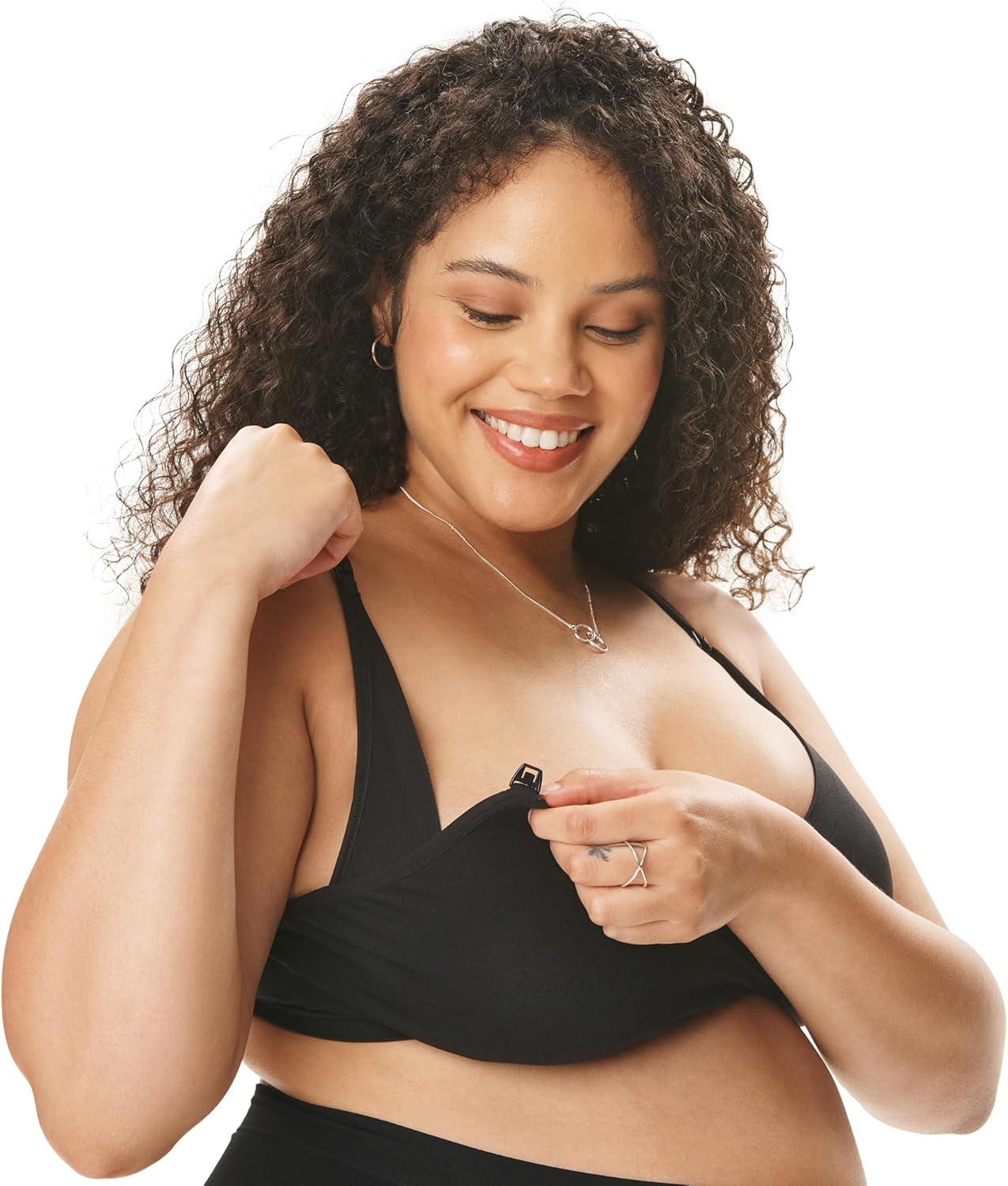 Motherhood Maternity Womens Seamless Wrap Triangle Nursing Bra