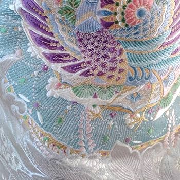 胡蝶の舞　振袖用　変わり結び　作り帯付け帯　胴巻き〜90cm　正絹　シルバー 胡蝶の舞 振袖用 変わり結び 作り帯付け帯 胴巻き〜90cm 正絹