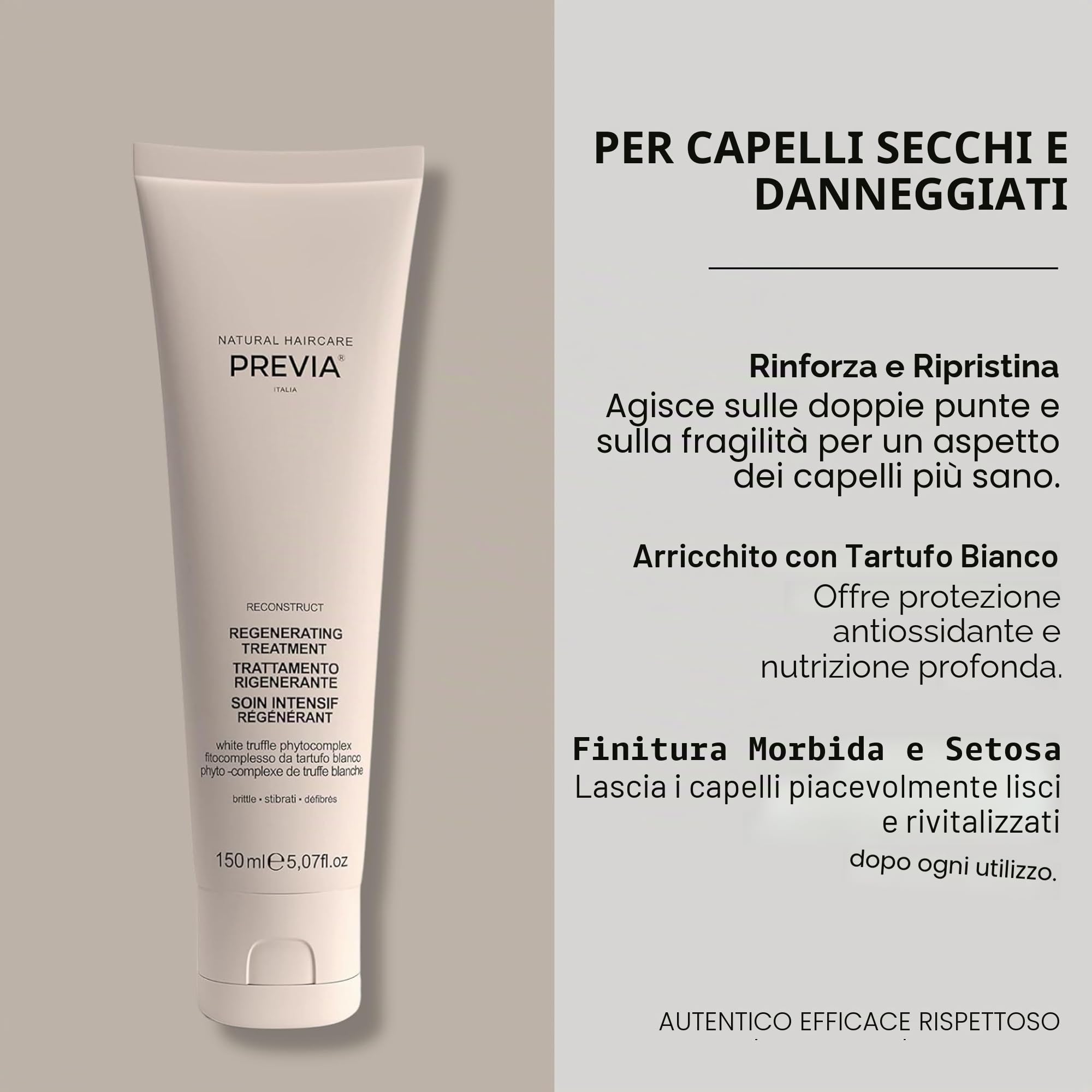 Previa Reconstruct Organic White Truffle Filler Treatment 150ml