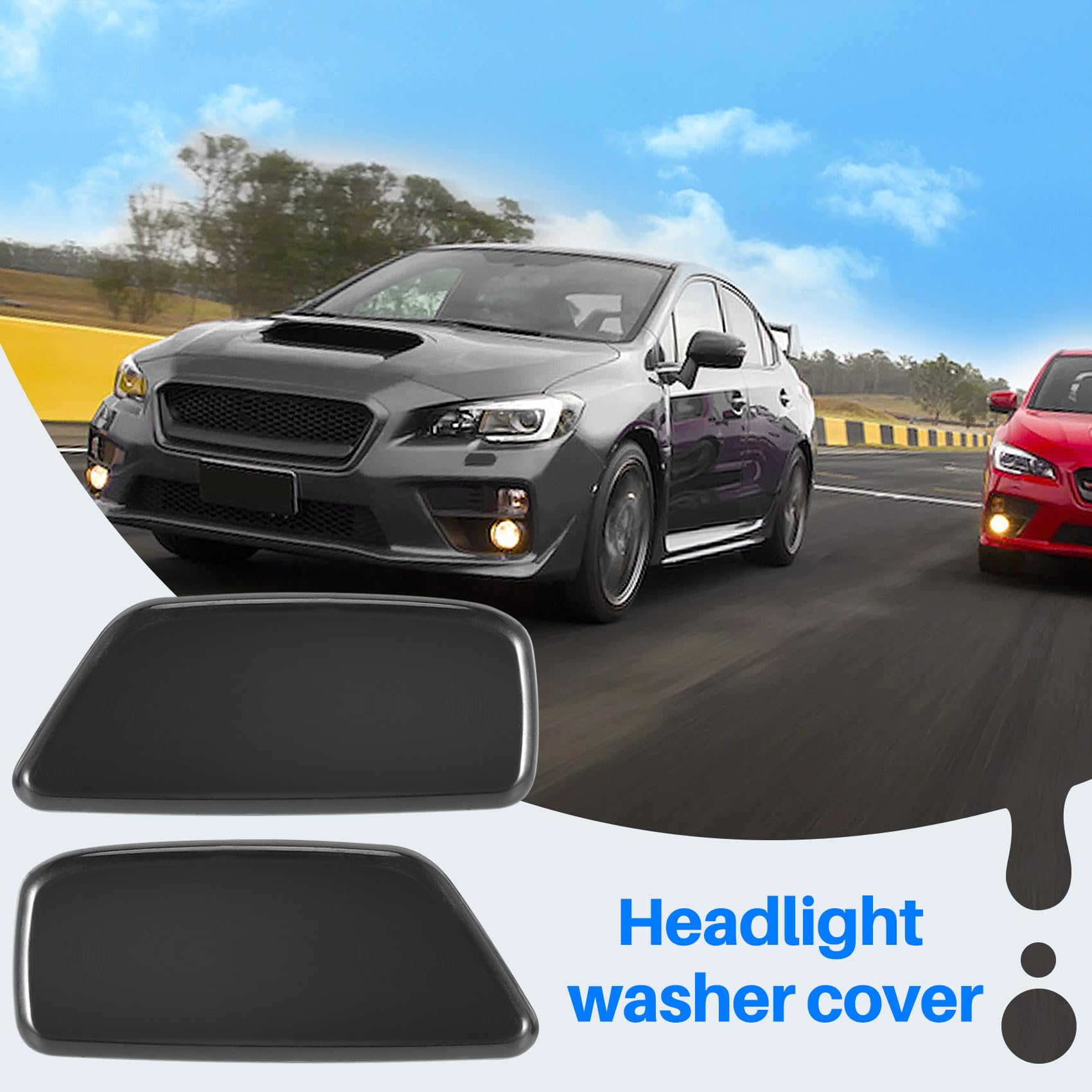 その他 Y Amazon.co.jp: Gkikirty 1ペアフロントヘッドライトウォッシャー