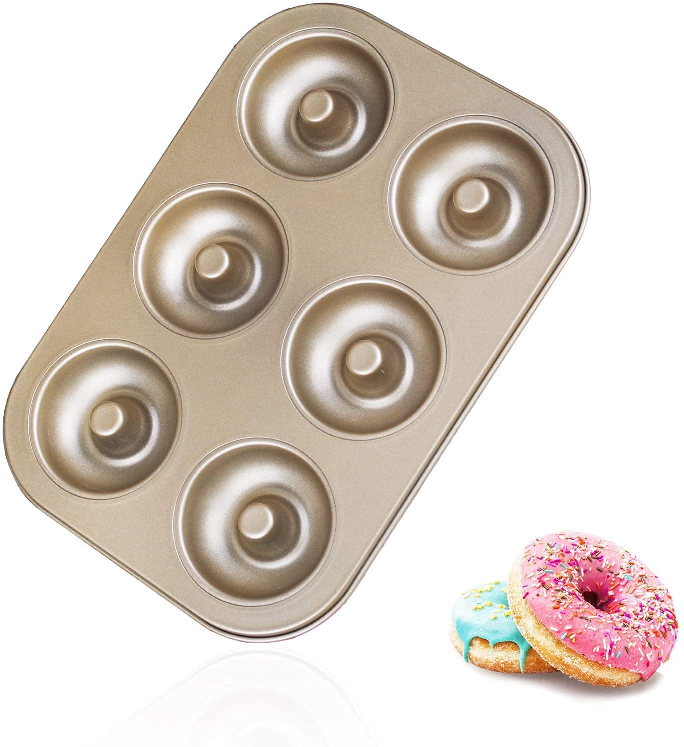 Buy Kienlix Donut Pan,NonStick 6 Cavity Doughnut Baking Pans, Donut