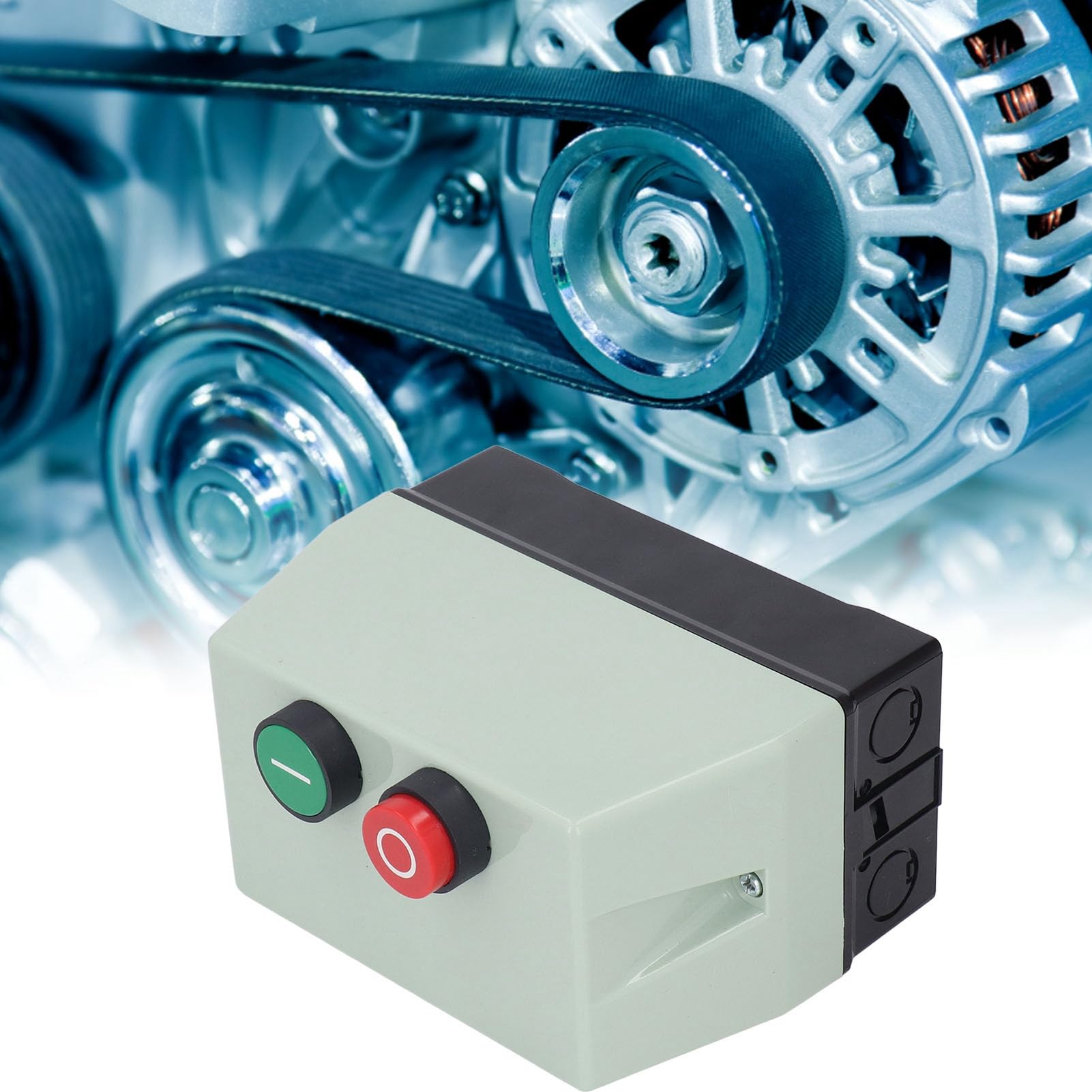 Démarreur de Moteur triphasé, Interrupteur de Commande de démarrage de Moteur à Fonctionnement Facile Protection Intelligente à Double Usage pour compresseurs d'air