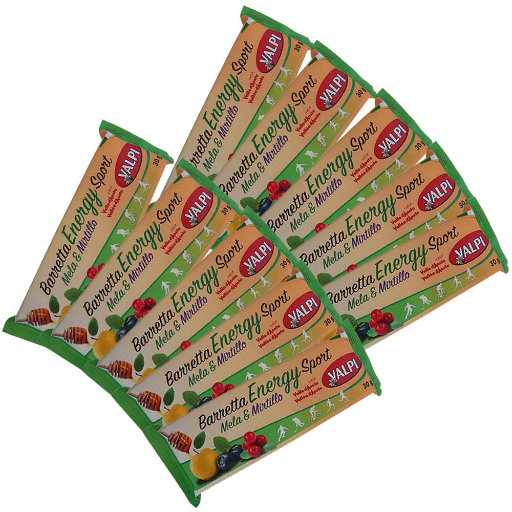 25 Barrette Energy Sport alle Mele e Mirtilli 35 gr