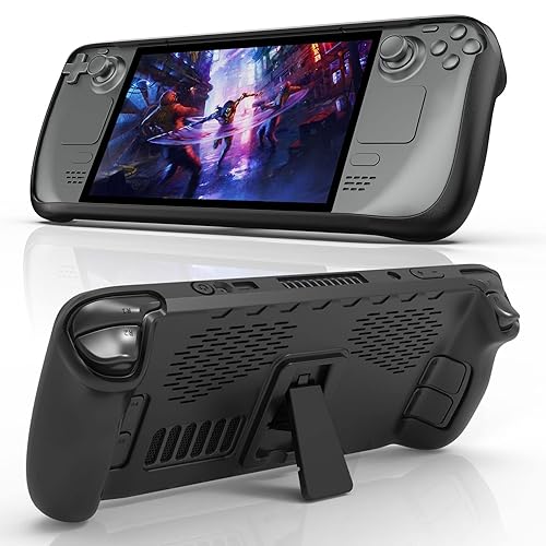 Miniatura 2 de Tangaroa Steam Deck Case with Kickstand Steamdeck Case Accessories, Adjustable Protective Case for Steam Deck Protector, TPU Soft Cover -