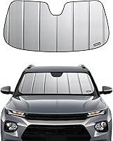 Vista 7 de Parasol para parabrisas para Chevy Trailblazer 2021-2023, reversible plateado/negro