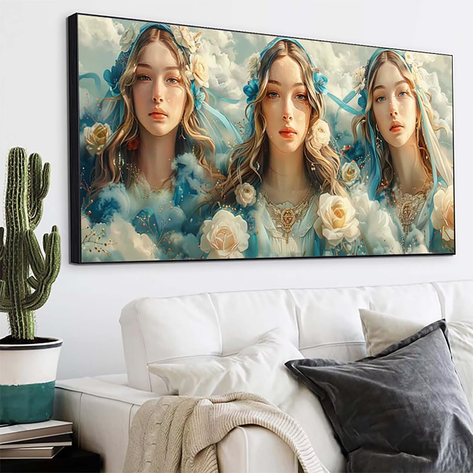 Damskie diamentowe malowanie duże 100x200cm, 5D DIY diamentowe malowanie S