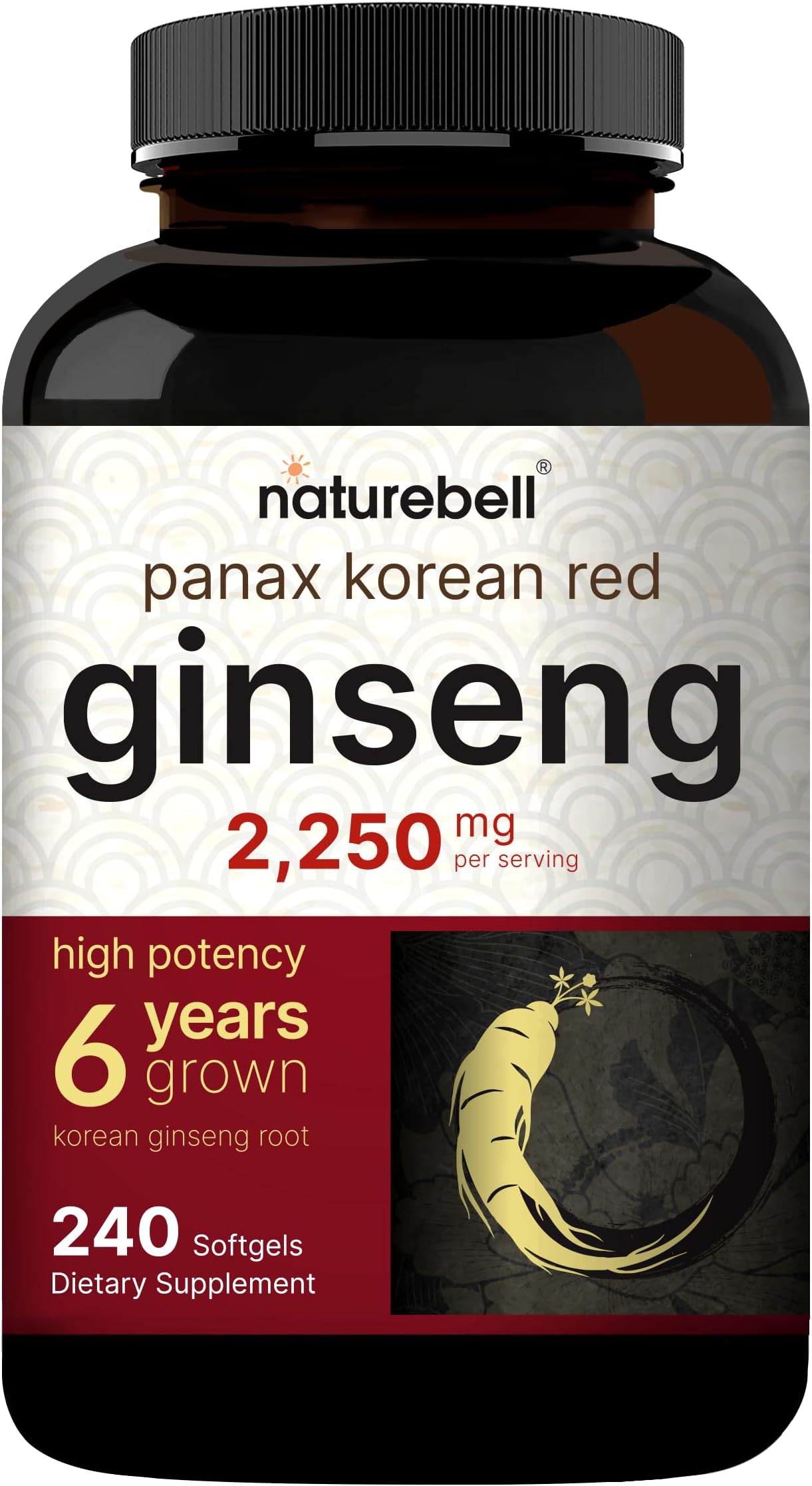 Korean Panax Ginseng Extract 1500mg Per Serving | 200 Capsules - Foto 6