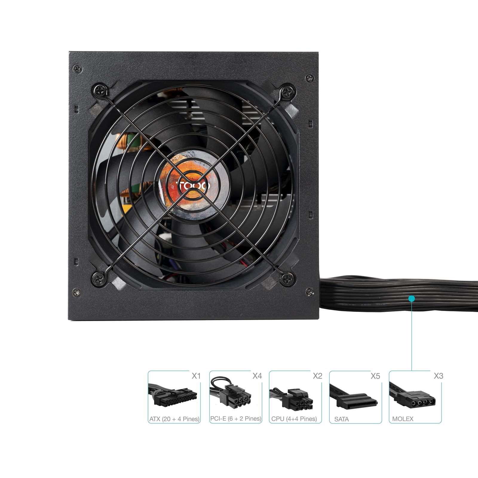 TOOQ TQHELIOS-850SP - Fuente de Alimentación ATX 850W APFC 80Plus Bronze
