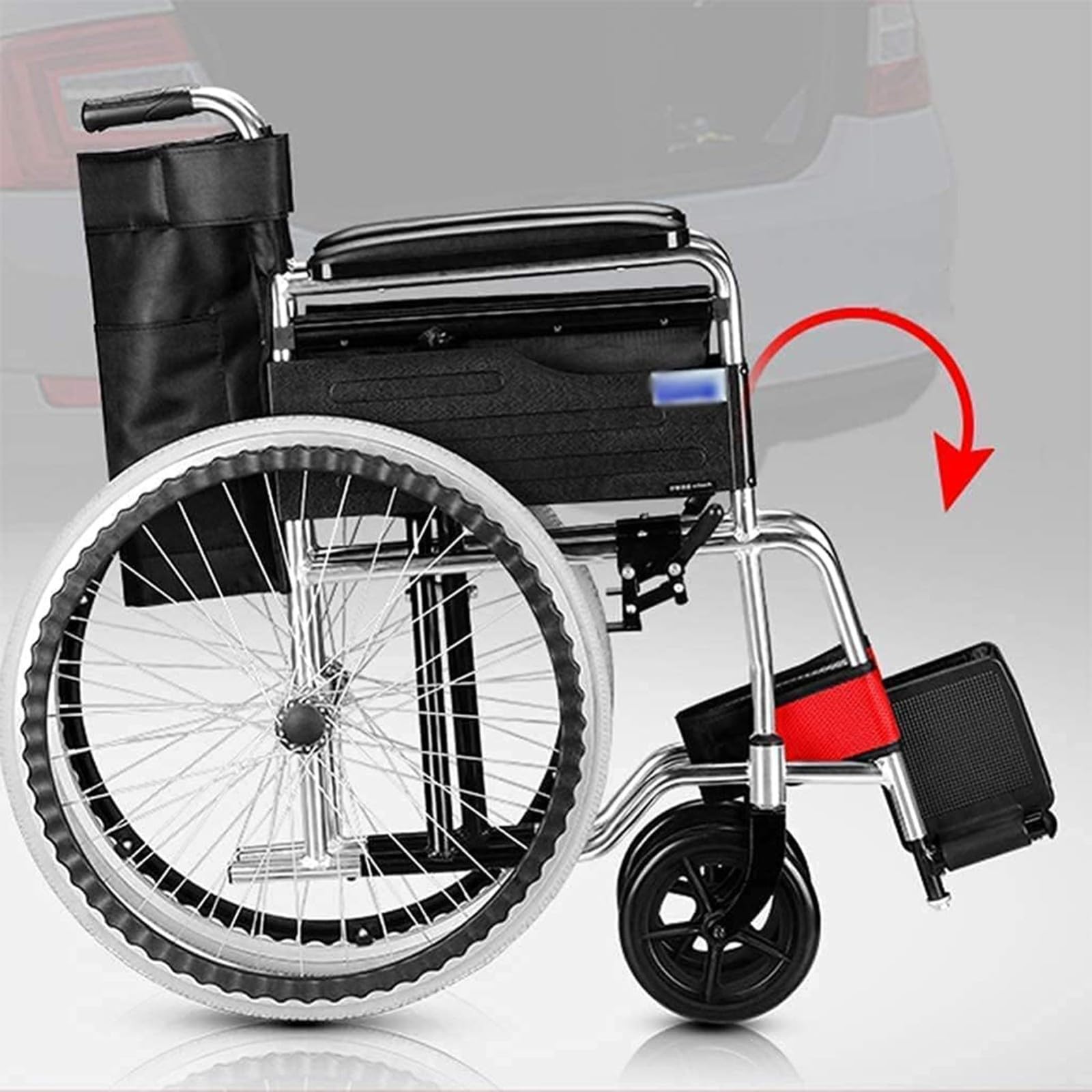 Sillas De Ruedas para Adultos, Sillas De Ruedas Plegables De Aleación De Aluminio, Silla De Ruedas Autopropulsada, Manual para Adultos, Autopropulsada, Ligera