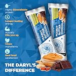 Daryl's Bars Peanut Butter Chocolate On the Go Snack On the Go Whey Protein Bars, Gluten Free, 22gr of Protein Snack, Meal Replacement, Pack of 1