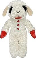 Vista 14 de Multipet Licenciado oficialmente Lamb Chop Jumbo White Pelush Dog Toy, 24 pulgadas