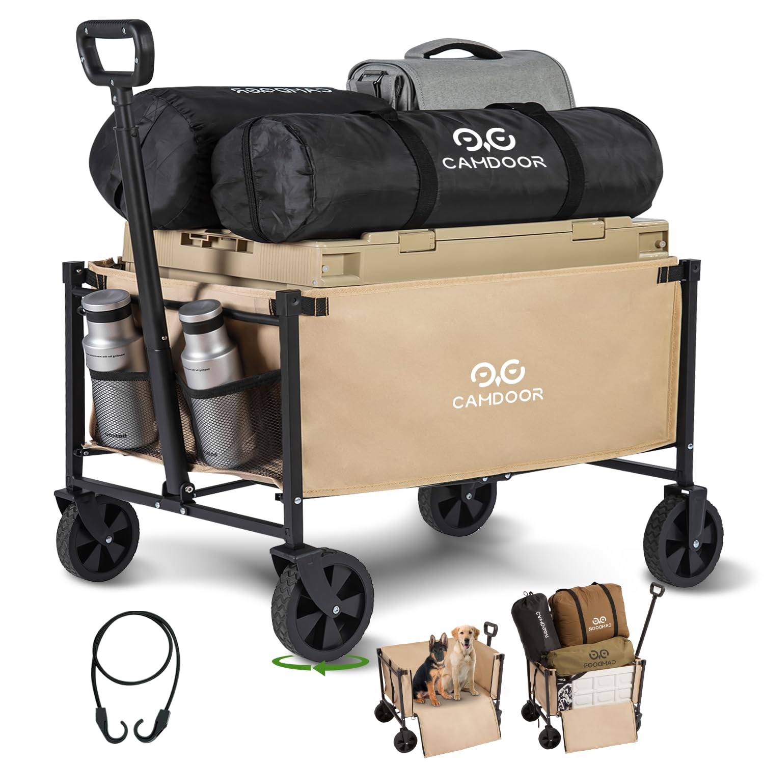 Amazon.co.jp: CAMDOOR サイドが開ける キャリーワゴン【 軽量設計3.9