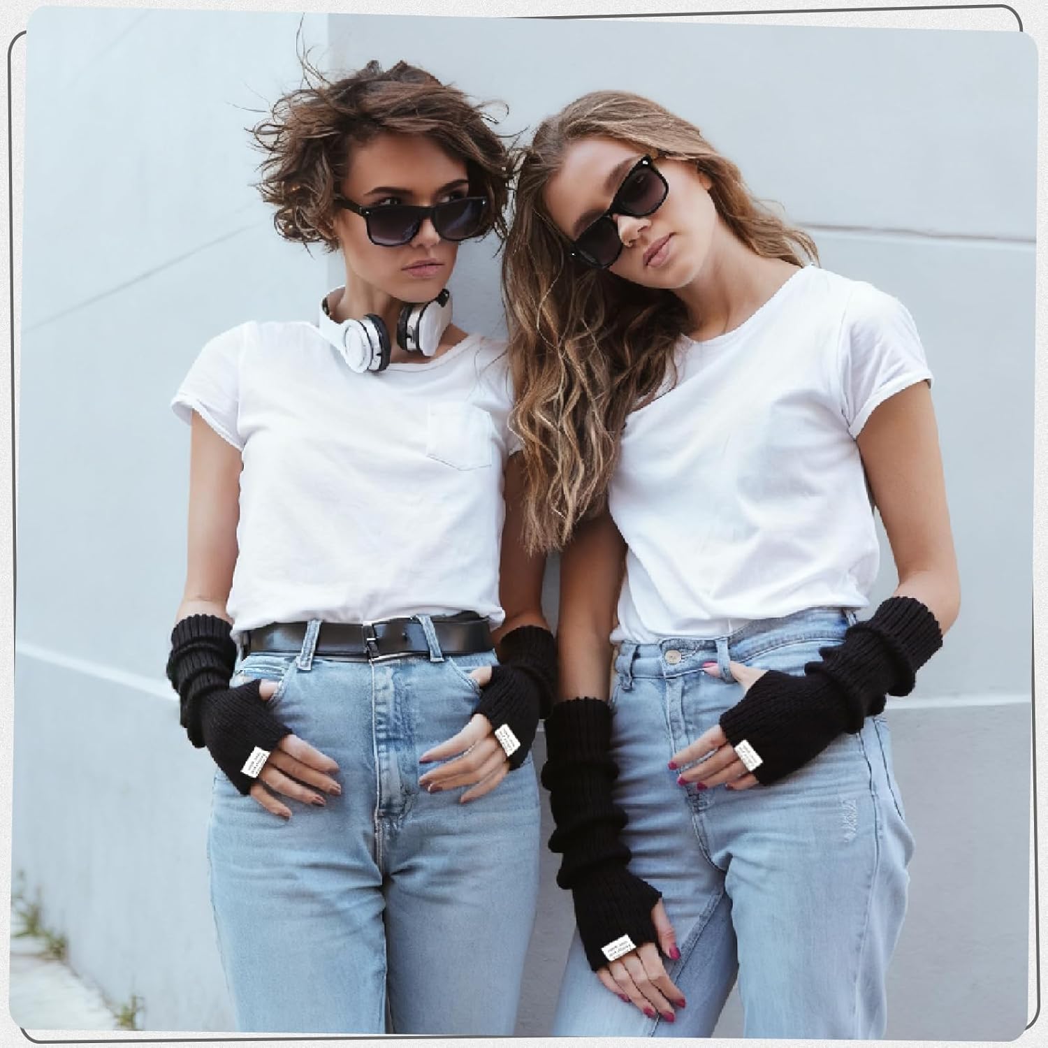 Leg and Arm Warmers Set for Girls with Leg Harness Belt Cute Legwarmers Japanese Socks Kawaii Lolita Winter Accessories - Image 7