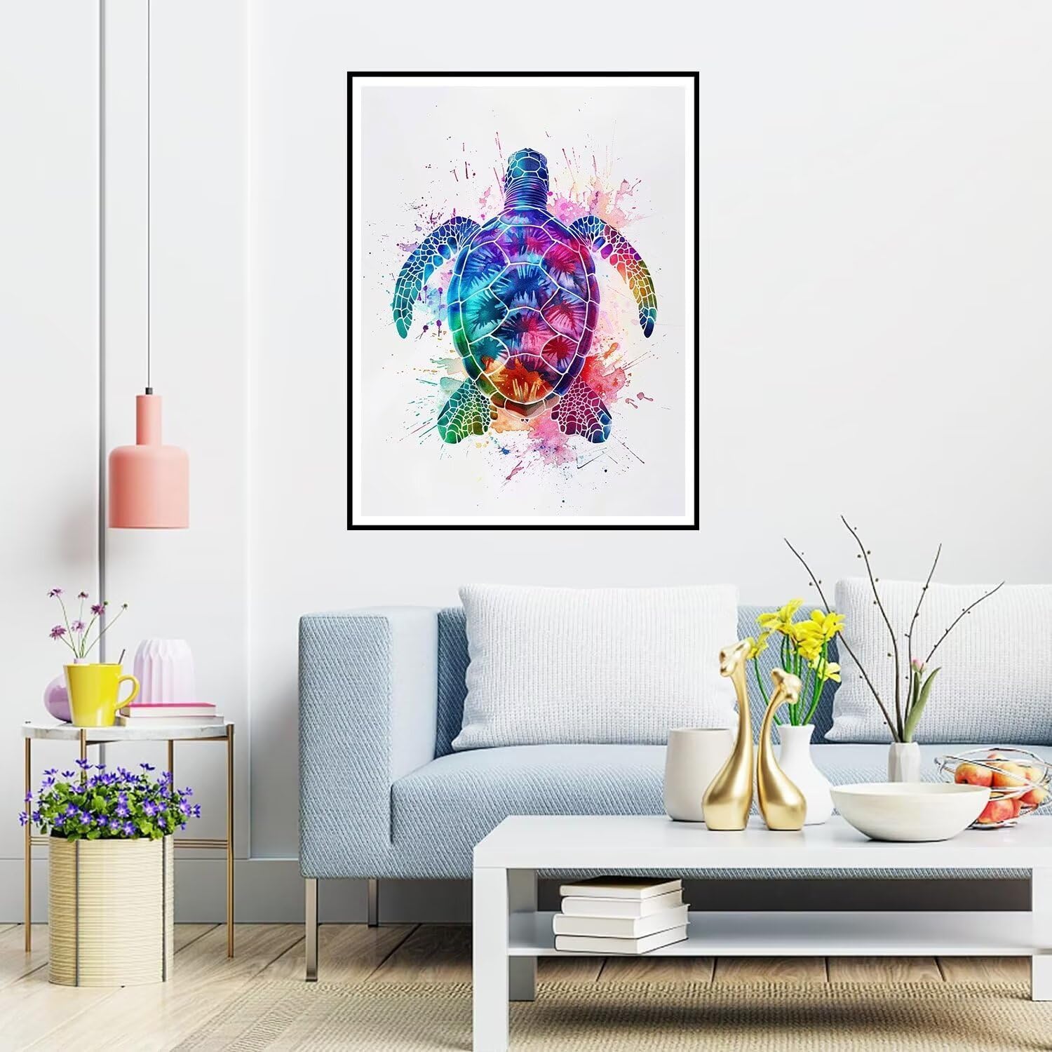 ダイヤモンドアートカメ ダイヤモンド刺繍 全面貼り付けタイプ ダイヤモンドペインティング 色 ダイヤモンド アート ダイアモンド四角