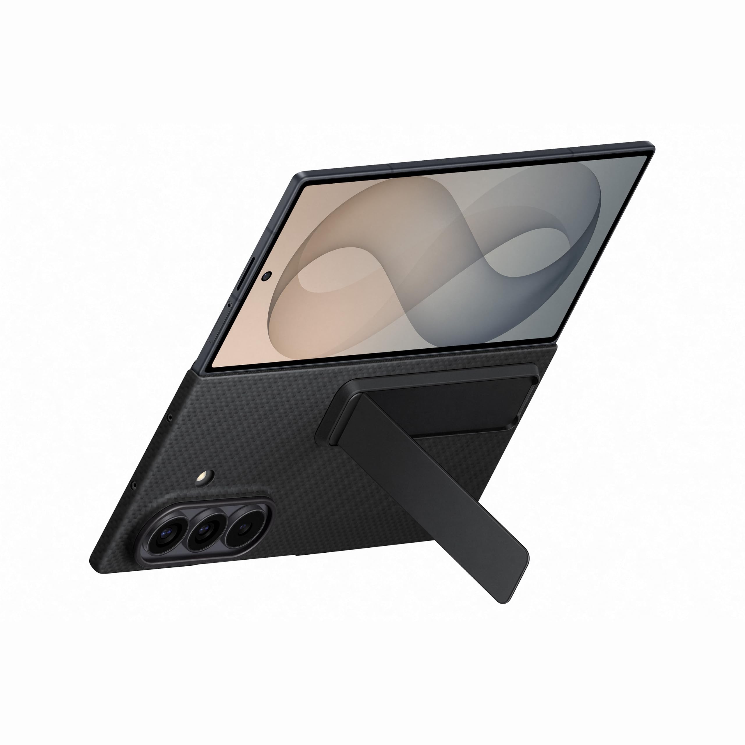 Samsung Funda Oficial de Carbono para Galaxy Z Fold8 Ultra, Color Negro | Funda y protector de pantalla antirreflectante en la caja. Diseño ultrafino, hecho de fibra de aramida aeroespacial