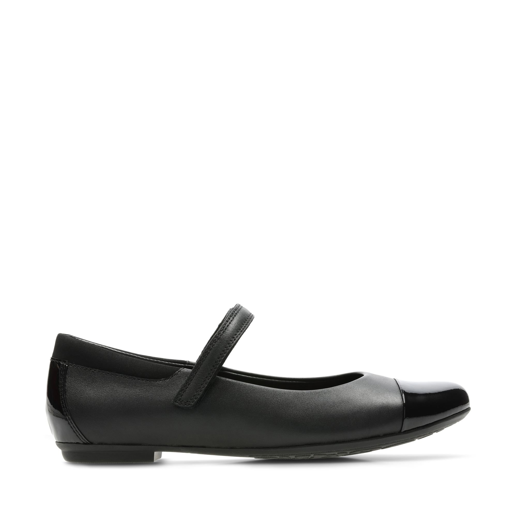 Clarks Girls Tizz Talk Black Leather Formal Shoes-5 Kids UK/India (21 EU) (91261346966050) (B07CT1JC6F) Amazon Price History, Amazon Price Tracker