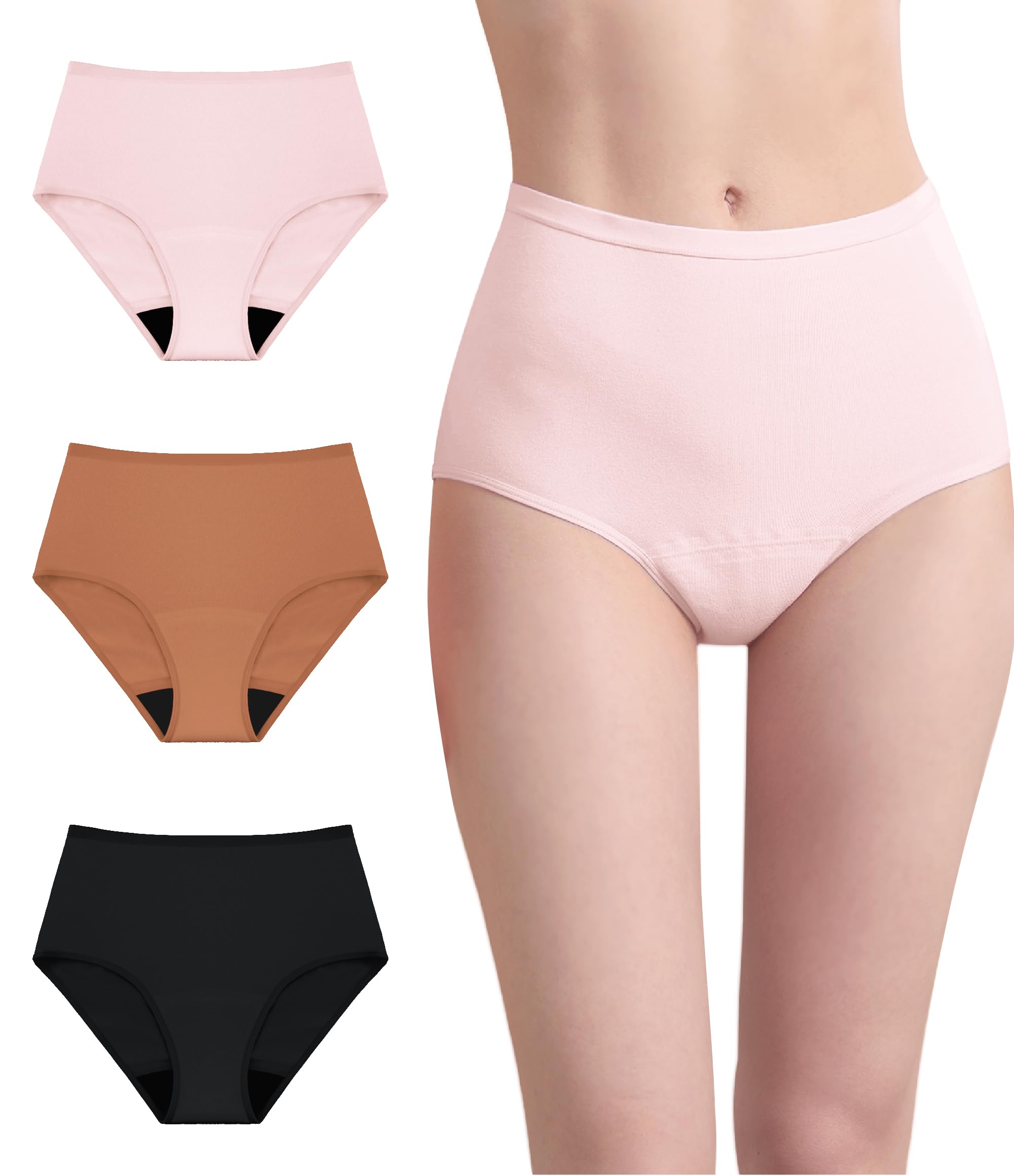 Incontinence Underwear for Women 56ml Washable Leak Proof 3 Pack