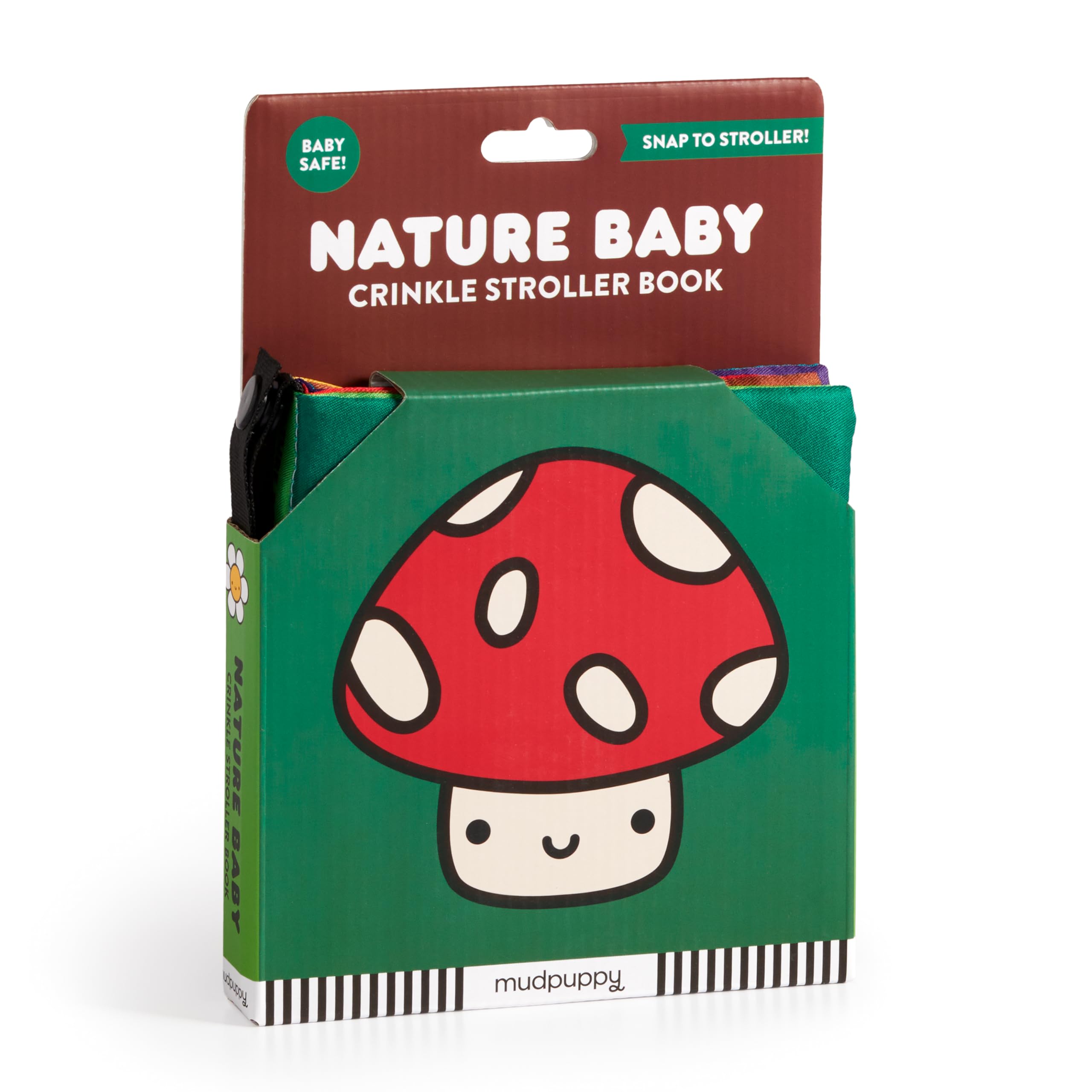 Nature Baby Crinkle Fabric Stroller Book by Mudpuppy 9780735377400