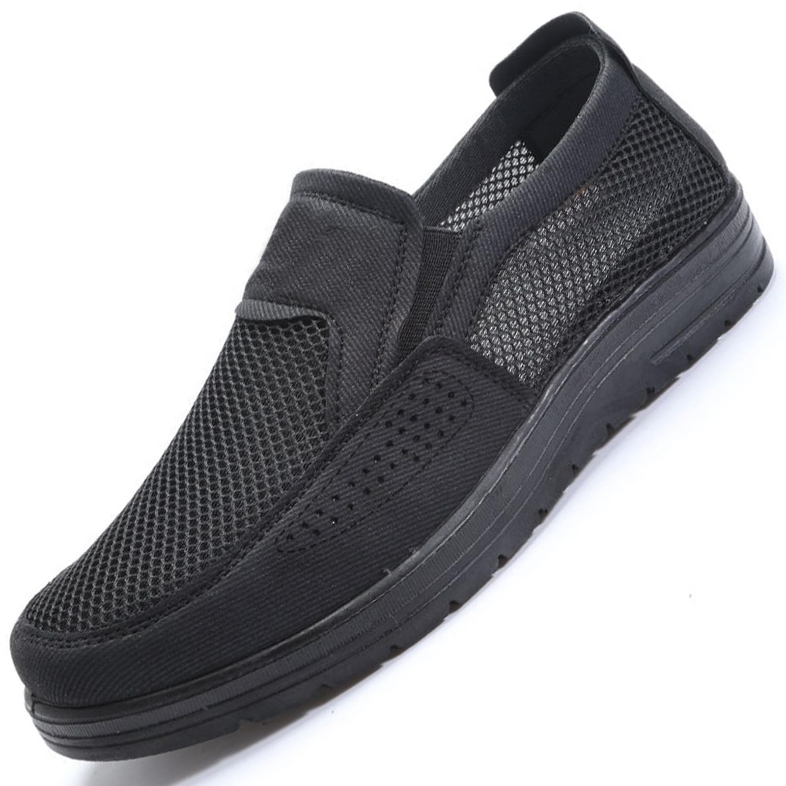 Zapatos ortopédicos de malla transpirable para hombre, cómodos, ligeros, antideslizantes, para verano, al aire libre, cómodos y ligeros