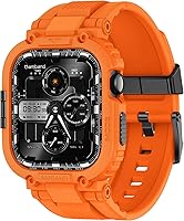 Vista 22 de amBand Bands - Funda protectora de pantalla compatible con Apple Watch Ultra 3/2/1 de 1.732 pulgadas, correa resistente M1 Sport Series y película