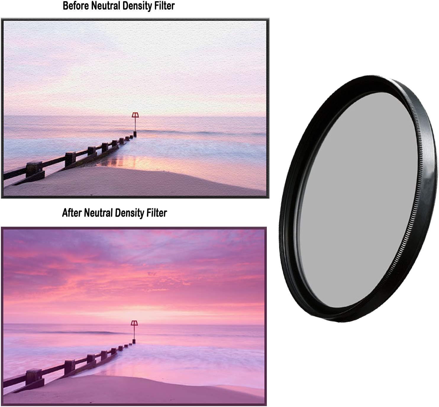 62mm ND (Neutral Density) Filter for Sony FE 90mm Macro Lens