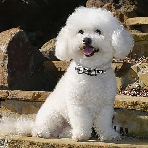 Miniatura 8 de FURRYFECTION Collares reflectantes para perros con hebilla, collar ajustable para mascotas con neopreno suave acolchado para perros pequeños,