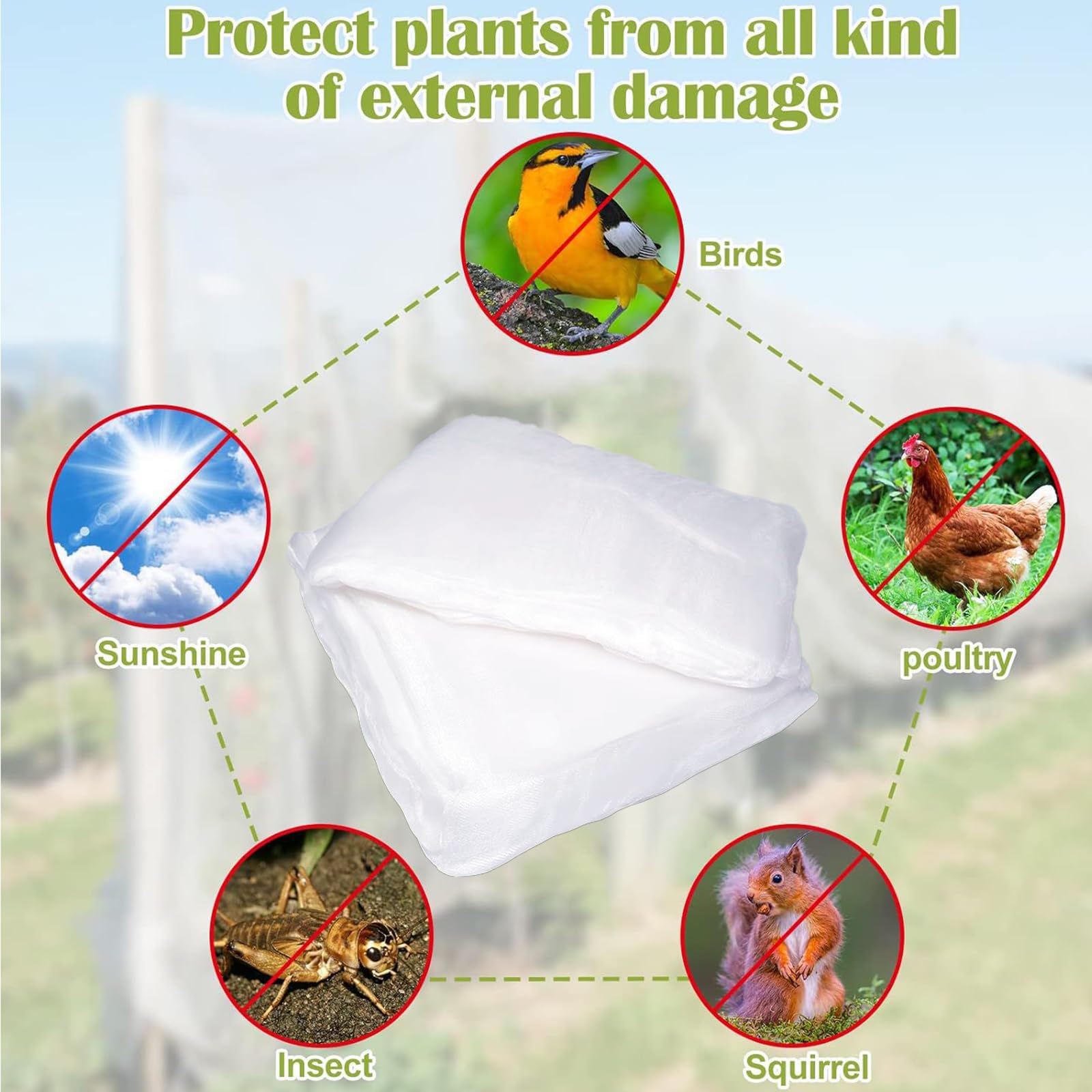 Filet Anti-Insectes Potager,Filets Pour Jardin En Maille Fine,Filet De Filet Anti-Insectes Potager,Filets Pour Jardin En Maille Fine,Filet De